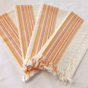 Fiesta Marble Head/Butterscotch 100%  Cotton Table Dinner  Napkins 19 x 19